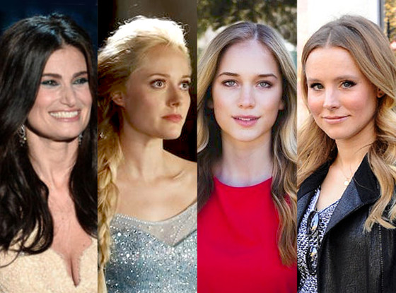 Idina Menzel, Georgina Haig, Elizabeth Lail, Kristen Bell Idina Menzel, Georgina Haig, Elizabeth Lail, Kristen Bell